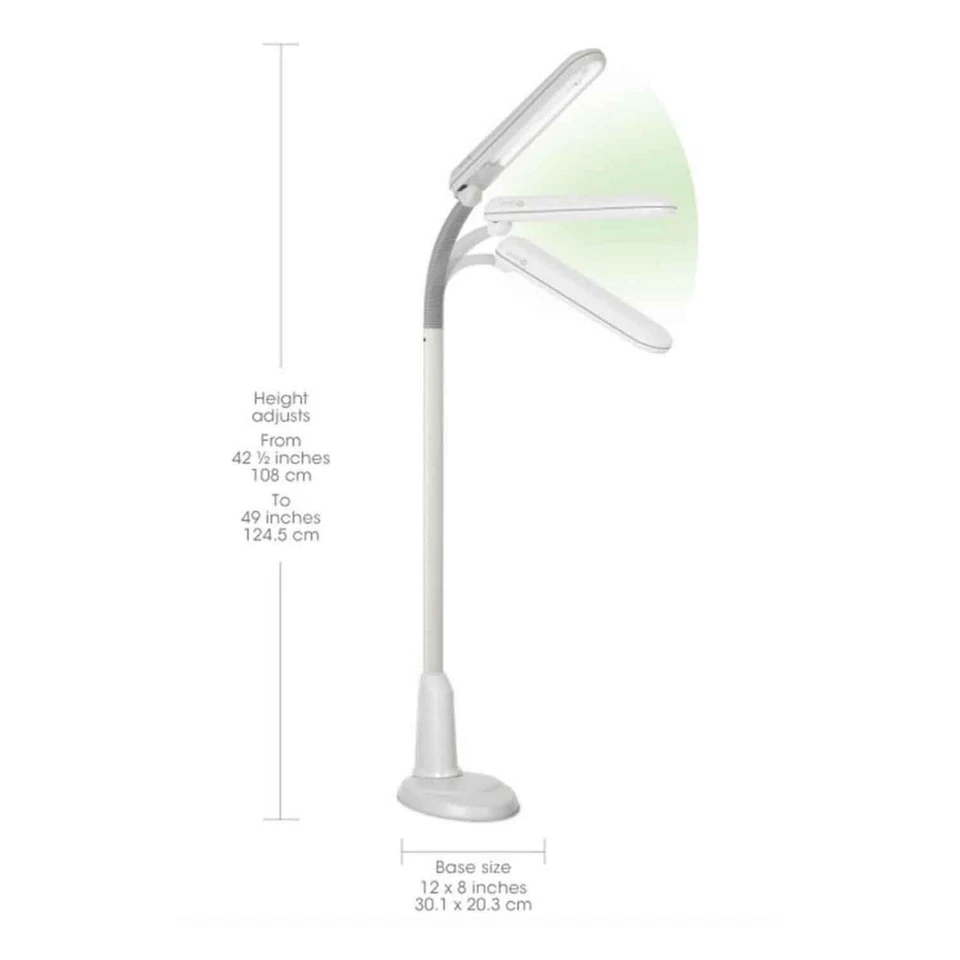 Ott-Lite L24554 Task Plus 高清 24 瓦落地灯 | 仅拾音器 — 第 2/3 张图片