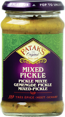 283g Patak's Mixed Pickle Paste scharf traditionell indische Küche Beilage 