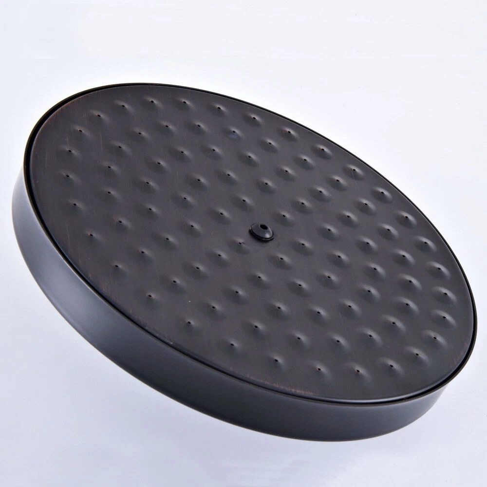 8" Black Oil Rubbed Bronze Round Water Saving Round Top Rain Shower Head ssh246
