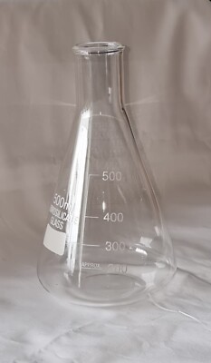 Lab Scale Flask Borosilicate Glass Lab Flasks QWORK Erlenmeyer Flask Set, 4 Pcs 250ML ...
