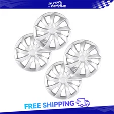 4 Pcs Hub Caps 15" Wheels Cover Snap On Full Fits Toyota Camry Corolla 2004-2006
