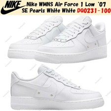 Nike Air Force 1 '07 SE Low Pearl White W for sale | eBay
