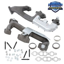 Left Right Exhaust Manifold W Gasket Kit For 1988-1995 Chevy C1500 5.0l 5.7l
