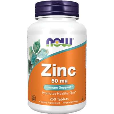 NOW Foods Zinc 50 mg 250 Tabs