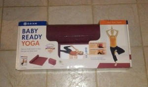 Gaiam Baby Ready Yoga Kit, DVD, Yoga Mat, Yoga Block and Yoga Strap Included new