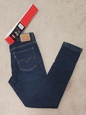 Levi's 311 Shaping Skinny Ladies Tummy Slimming Mid Rise Blue Jeans 29x30 New