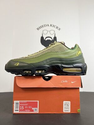 Size 15 - Corteiz x Nike Air Max 95 SP Rules the World - Sequoia