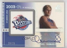 2003-04 SP Signature Edition Rookie Logo 20/25 Darko Milicic #A102 Auto y2f