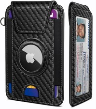 miyozi Ultra Slim AirTag Card Holder for Men one size, Carbon Fiber Black158