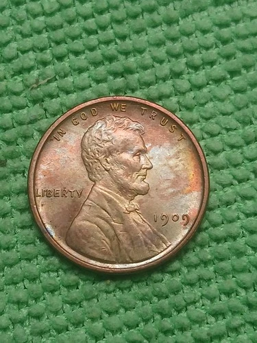 1909 VDB Lincoln Wheat Cent BU/RB Nice Coin,MS Condition in my opinion