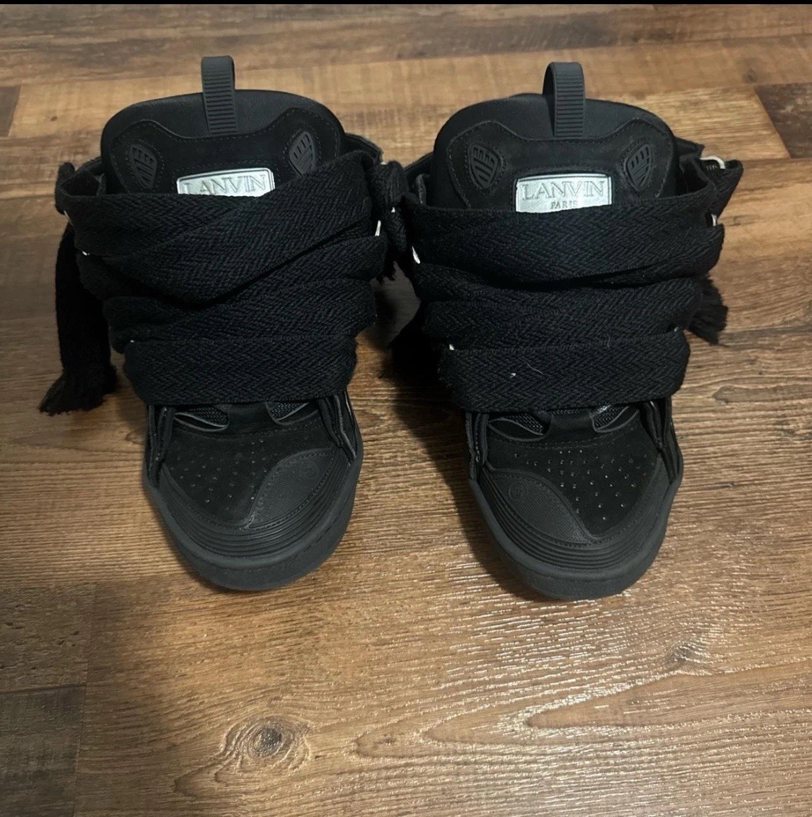 Lanvin Curb Sneakers Black Size 41