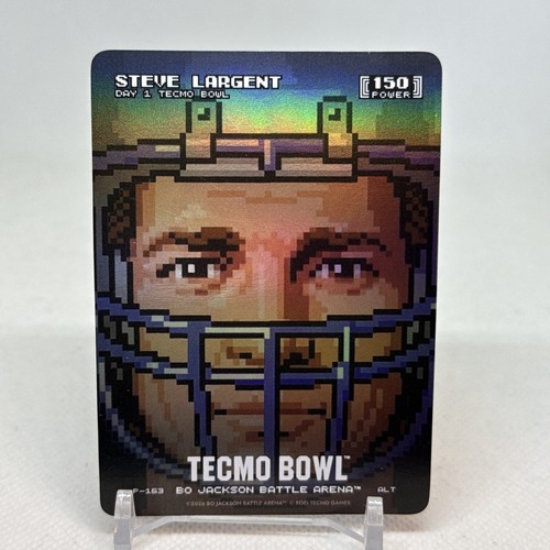 Bo Jackson Battle Arena Tecmo Bowl Pixel Helmet Alt Promo Steve Largent #P-163