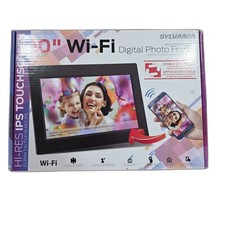 Sylvania 10" Wi-Fi Digital Photo Frame - HD Touchscreen, 8GB, App Enabled