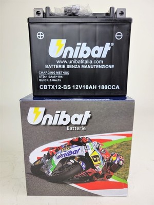 UNIBAT MAINTENANCE FREE AGM BATTERY HONDA ATC REPLACES YUASA YTX12-BS SEE MODELS