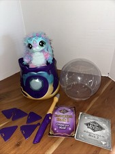 Magic Mixies Light Up Magical Crystal Ball With Interactive Blue Plush Toy-Works
