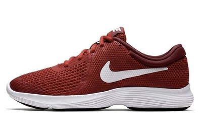 Nike Revolution 4 (GS) Gym Red Unisex Sneakers Size 6 US  UPC770