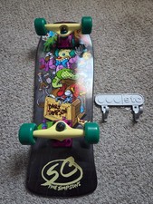 SANTA CRUZ BART SIMPSON TOY BOX 2012 SKATEBOARD CIAMBELLA RUOTE RARO OGGETTO DA COLLEZIONE