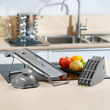 Gemüsehobel V-Hobel Edelstahl Stoneline Antibakteriell Microstar TOP IIWahl 9148