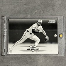 2025 Topps Stadium Club #94 Jordan Westburg Black & White SSP Variation Orioles