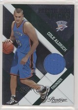 2010-11 Prestige Prestigious Picks Green Materials 270/499 Cole Aldrich #11 fm0
