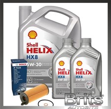 SERVICE KIT FOR BMW 4 SERIES 435D F32 MK1 - BOSCH OIL FILTER & SHELL OIL 2017-20