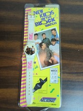 Vintage 1990 New Kids On The Block Watch Nelsonic  Plastic Lift Cover