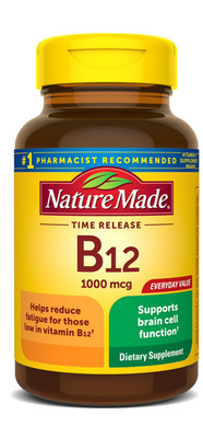 Nature Made Vitamin B12 1000 mcg Supplement For Energy 150 Time Release Tablets