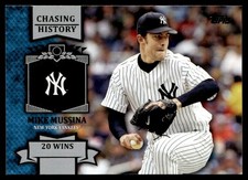 2013 Topps Update Chasing History Mike Mussina New York Yankees #CH-118