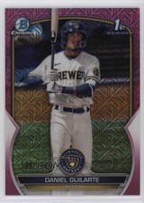 2023 Bowman Chrome Prospects Mega Box Pink Mojo Refractor Daniel Guilarte x5u