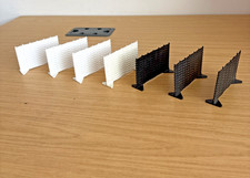 CK71: Scalextric - Wicker/Hurdle Fences x 7. A/237
