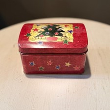 Contenedor de almacenamiento de notas musicales estrellas rojas para árbol de Navidad de vacaciones