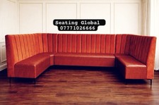 Restaurant Booth Seating Set Banquet Kitchen Bench Storage Corner Sofa