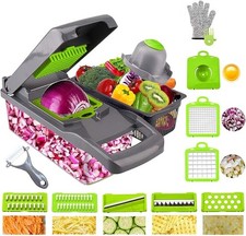 Ram® Mandoline 13 in 1 Vegetable Slicer Food Cutter and Shredder Food Dicer