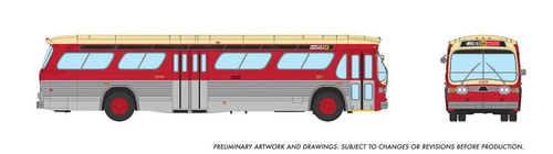 Autobús Rapido 751097 HO 1/87 New Look (De lujo): TTC - granate y crema: #3309 | Zustand: New