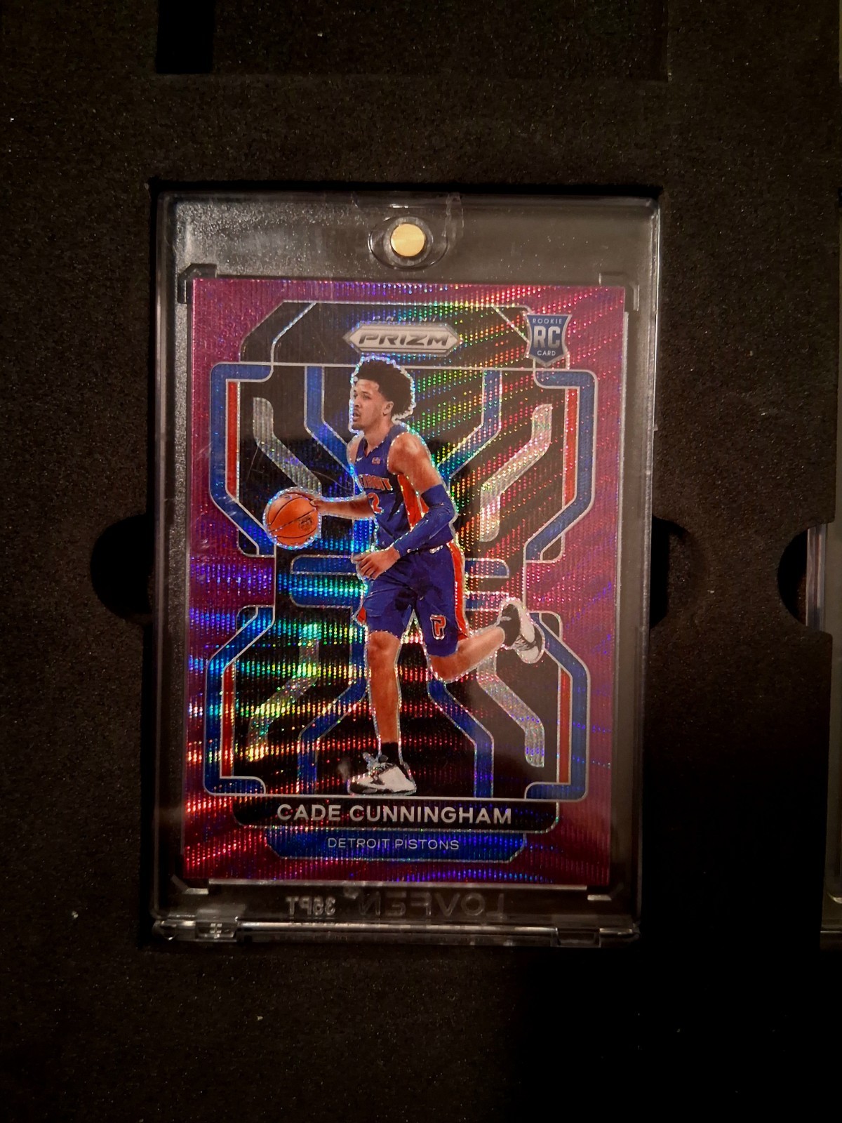 2021-22 Panini Prizm - Cade Cunningham #282 Purple Wave Prizm (RC)