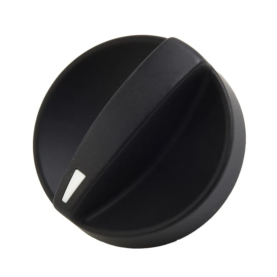 Heater Knob Trim Part Plastic Switch 1pcs A/C Temp Accessory Black Car - Image 4 of 4