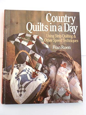 #ad #ad COUNTRY QUILTS IN A DAY: USING STRIP QUILTING amp; OTHER By Fran Roen Hardcover $17.75