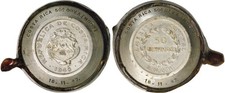 UNIQUE Costa Rica 1948 50 Centimos Uncancelled Obverse & Reverse Hubs Royal Mint