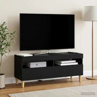 Led-Tv-Schrank Arnhem 100 X 35 X 43 Cm Schwarz Holzwerkstoff