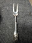 Antique 1835 R. Wallace & Sons Silverplate Cold Meat / Fish Serving Fork - — photo 1