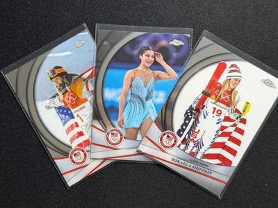 2026 Topps US Winter Olympics Chrome   Base Set #1 #200 (YOU PICK)   NM/M