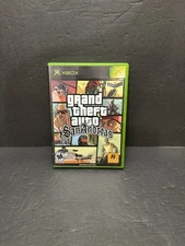 Grand Theft Auto GTA San Andreas Microsoft Xbox - Includes Manual But No Map