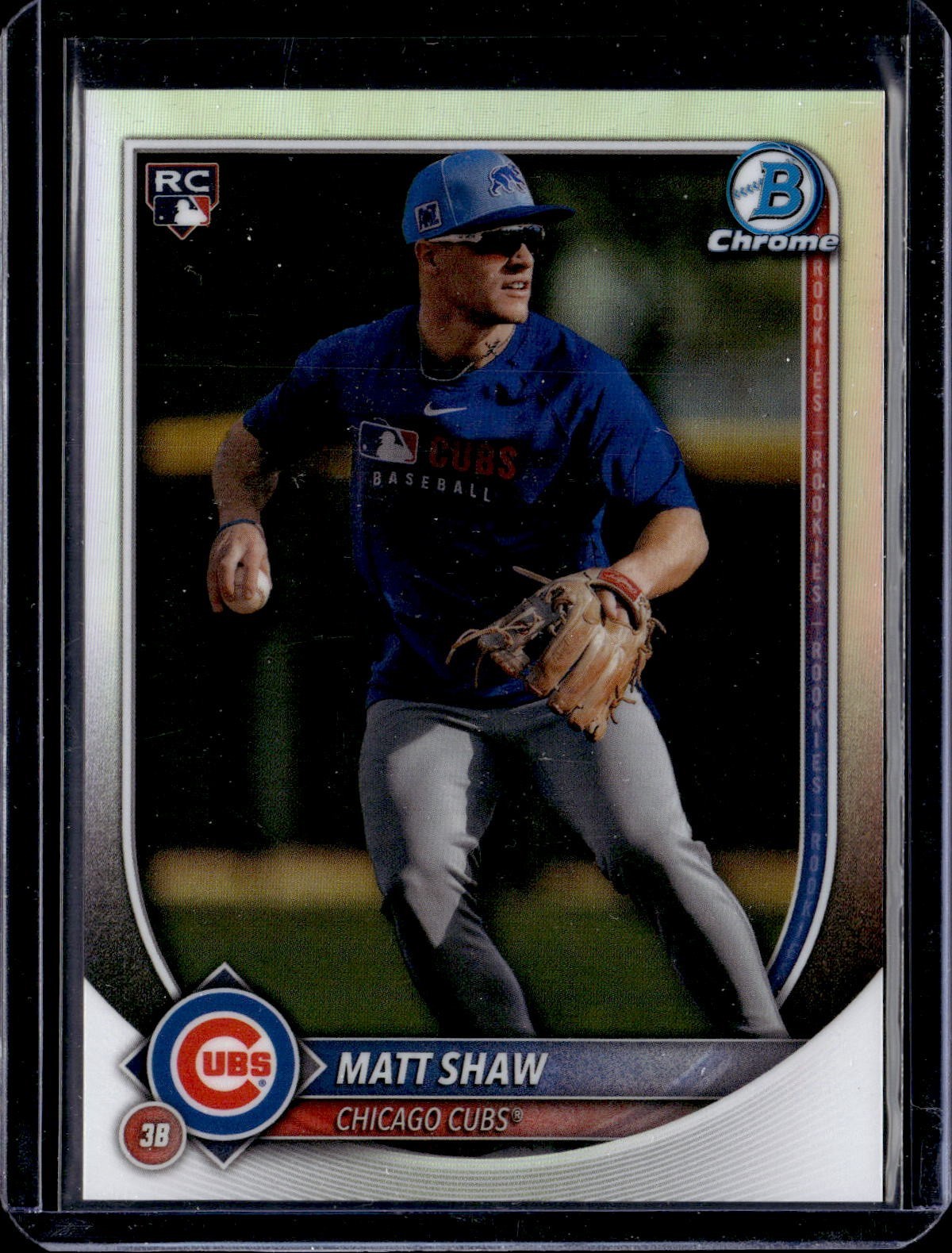 Matt Shaw *Image Variation*2025 Bowman Chrome #46 (RC) Cubs