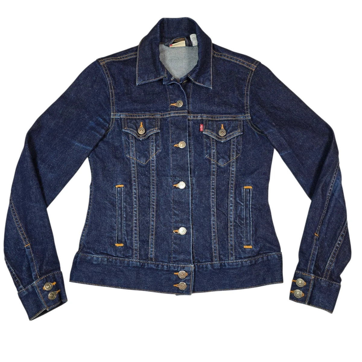 Manteau Levi's Vintage Femme Taille S - Couleur Beige, Coton, Occasion Très Bon état