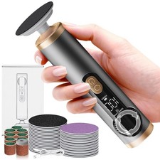 for Feet, Rechargeable Pedicure Tools for Feet with 40PCS Sandpaper Discs, Ad...