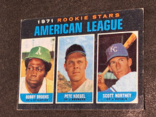 1971 Topps A.L. Rookie Stars Bobby Brooks/Pete Koegel/Scott Northey #633