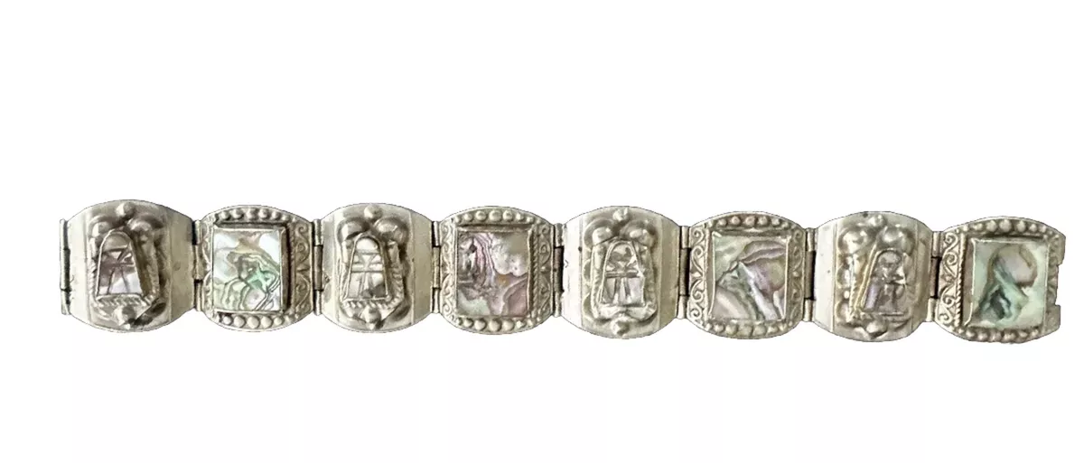 Aztec silver deals bracelet