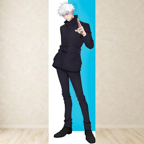 Life-size Posters Jujutsu Kaisen Satoru Gojo Dossal Background Cloth Playbill - Picture 12 of 46