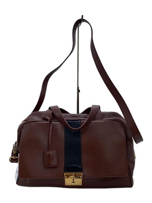 MARC JACOBS handbag 2 way shoulder bag leather Brown Used