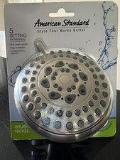 American Standard 5 Setting Showerhead in Brushed Nickel unopened